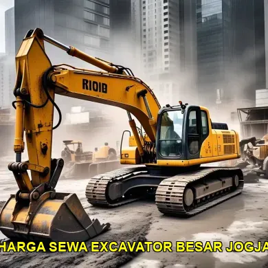 Mengetahui Harga Sewa Excavator Besar Jogja Terbaru
